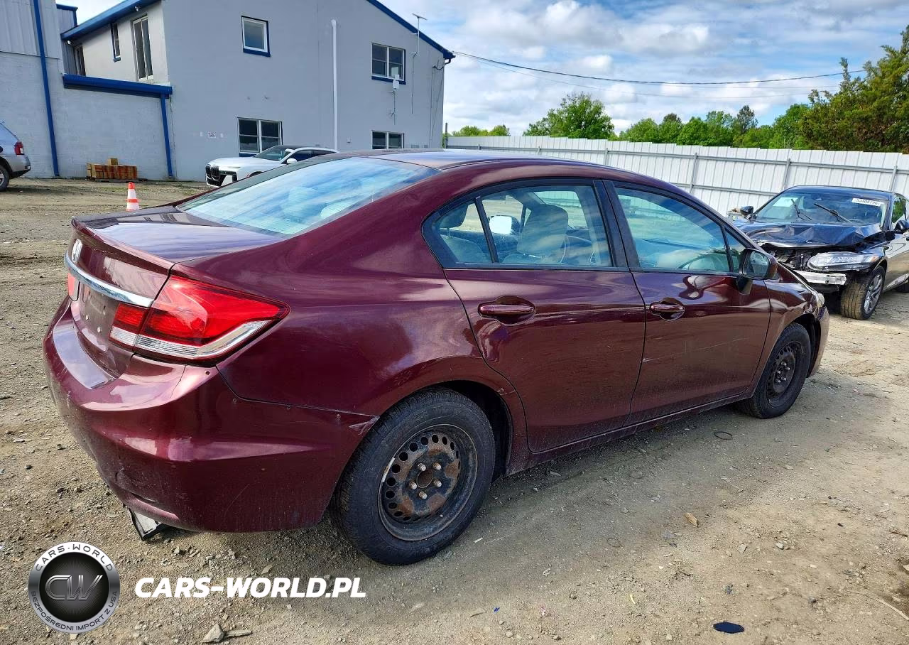 2015 Honda Civic Lx VIN:19XFB2F51FE251452 - 3