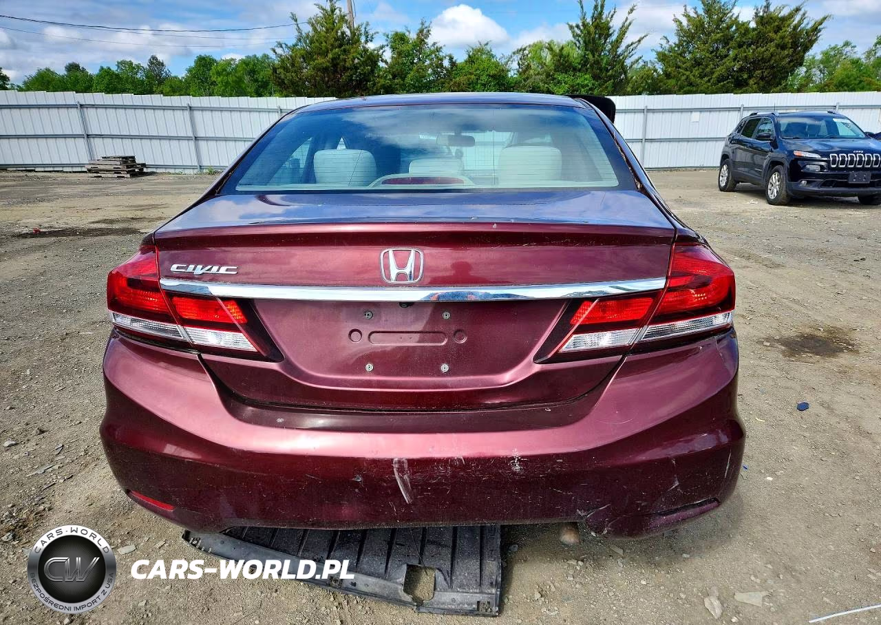 2015 Honda Civic Lx VIN:19XFB2F51FE251452 - 6