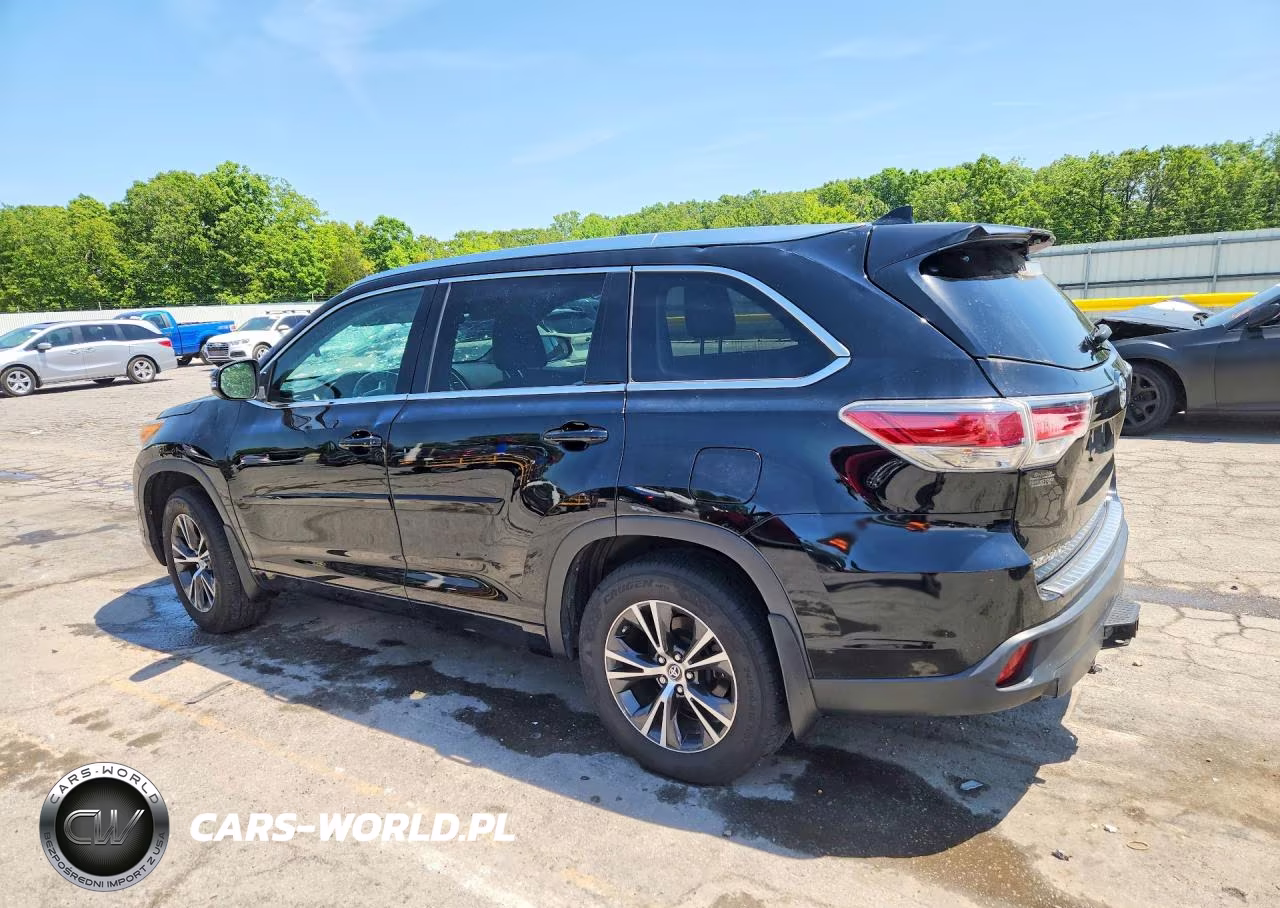 2016 Toyota Highlander Xle VIN:5TDJKRFH3GS292301 - 2