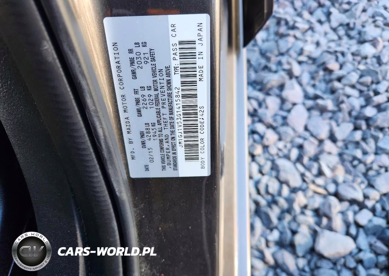 2016 Mazda 6 Touring VIN:JM1GJ1V53G1415842 - 12