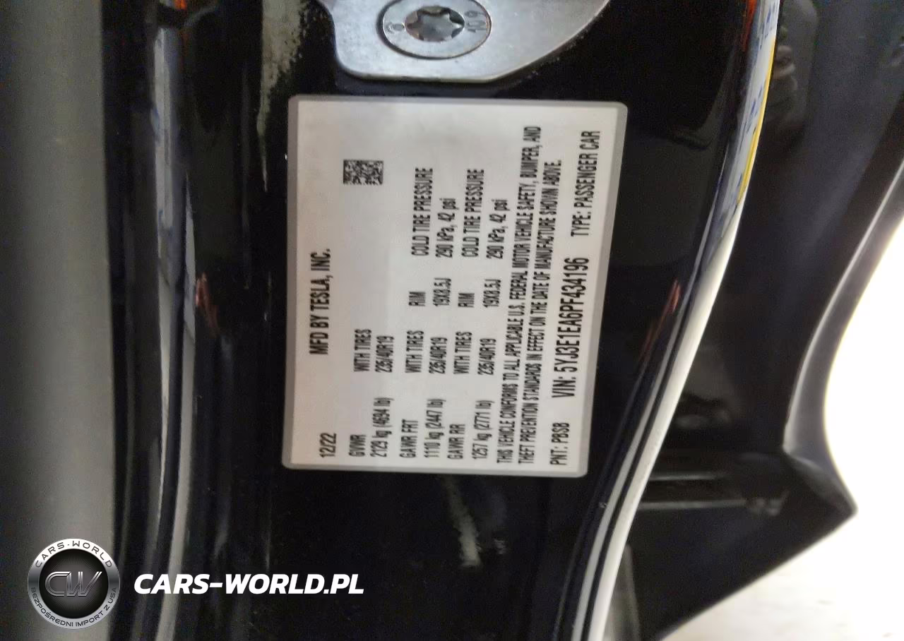 2023 Tesla Model 3 VIN:5YJ3E1EA6PF434196 - 13
