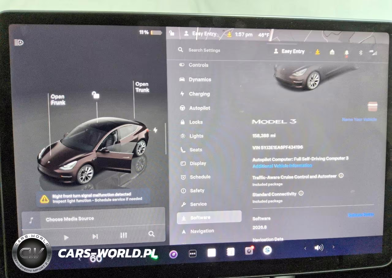 2023 Tesla Model 3 VIN:5YJ3E1EA6PF434196 - 9