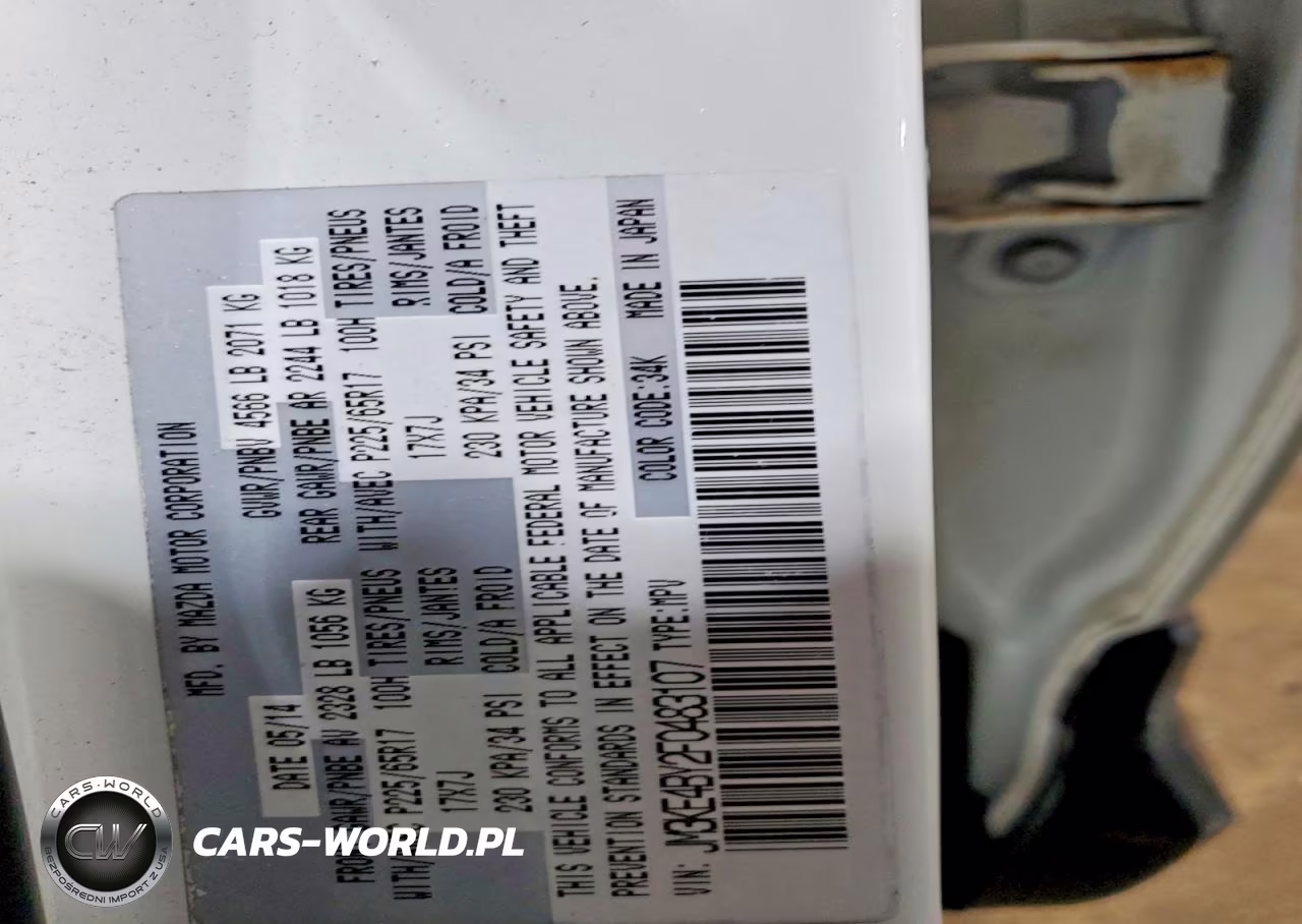 2015 Mazda Cx-5 Sport VIN:JM3KE4BY2F0483107 - 13