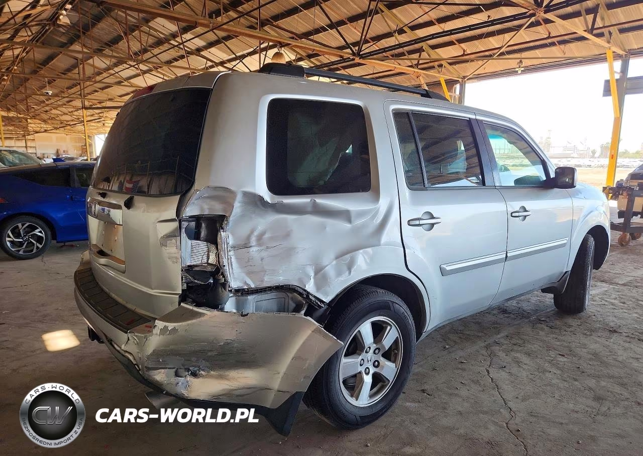 2009 Honda Pilot Ex VIN:5FNYF38489B021476 - 3