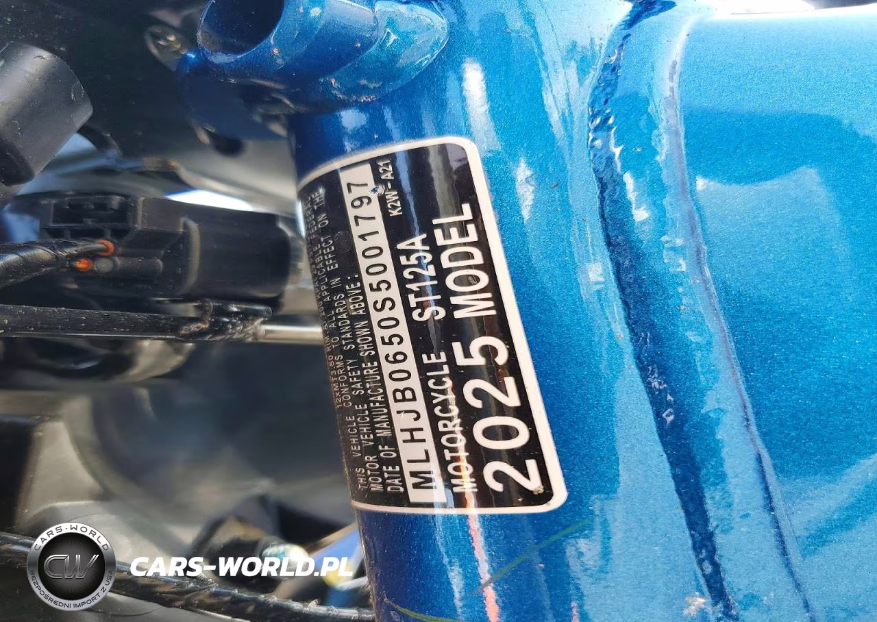 2025 Honda St125 A VIN:MLHJB0650S5001797 - 8