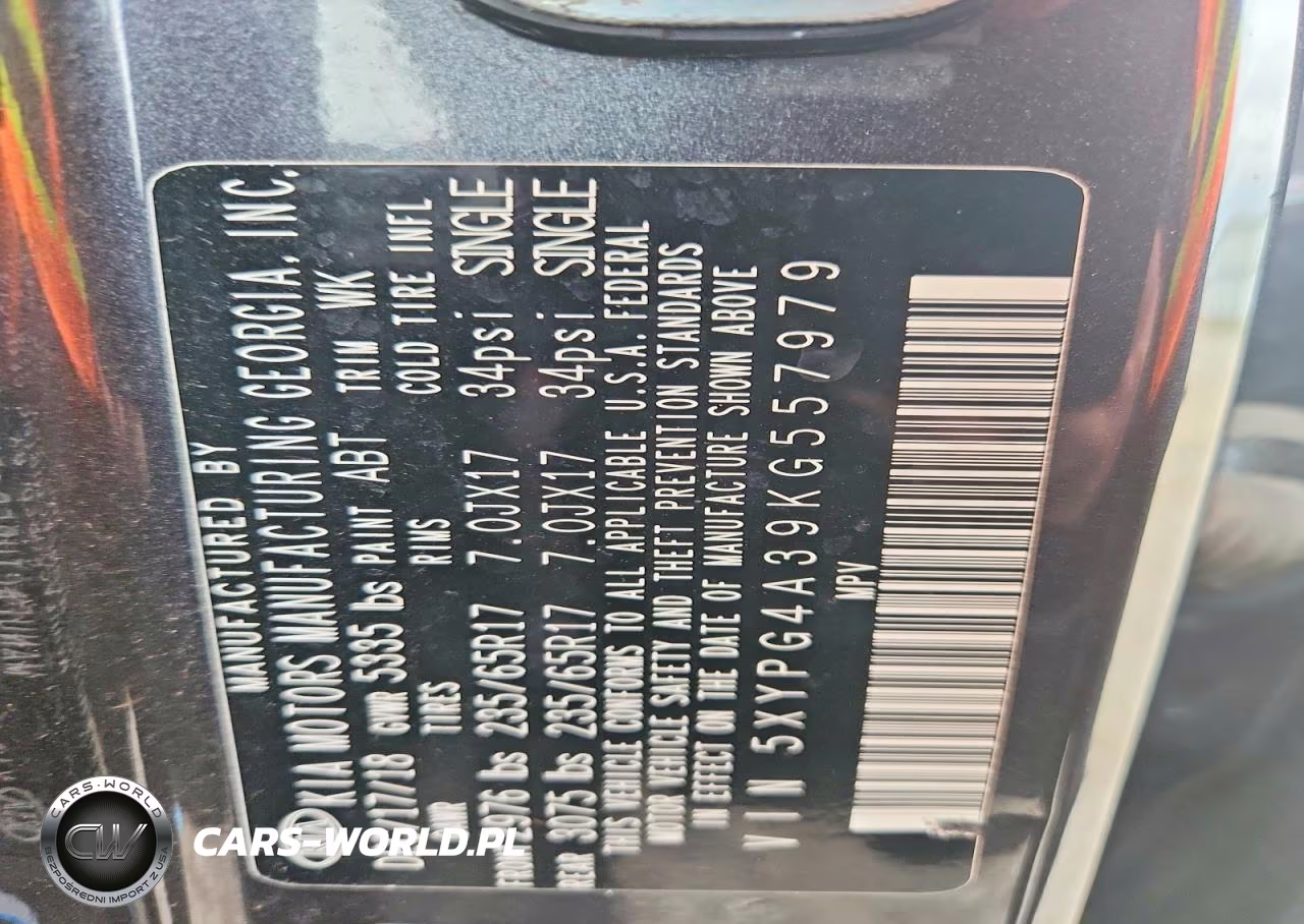 2019 Kia Sorento Lx VIN:5XYPG4A39KG557979 - 14
