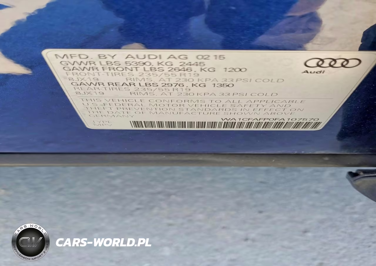 2015 Audi Q5 Premium VIN:WA1CFAFP0FA107570 - 13