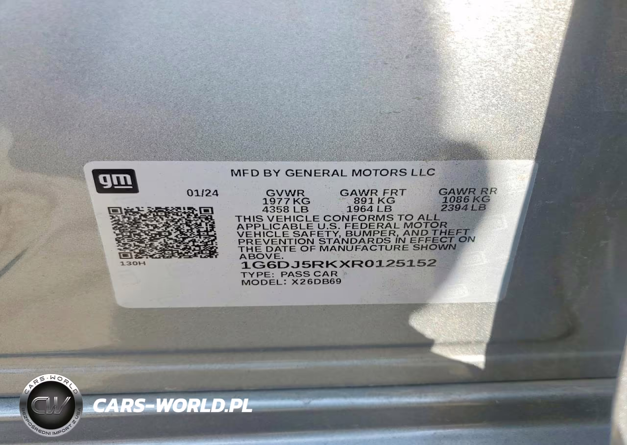 2024 Cadillac Ct4 Luxury + VIN:1G6DJ5RKXR0125152 - 12