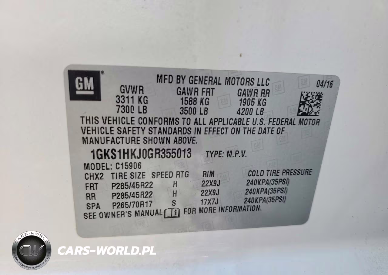 2016 GMC Yukon Xl Denali VIN:1GKS1HKJ0GR355013 - 14