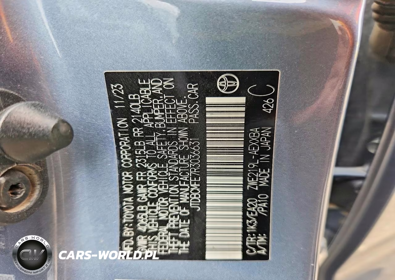 2024 Toyota Corolla Hybrid Xle VIN:JTDBCMFE7R3036631 - 12