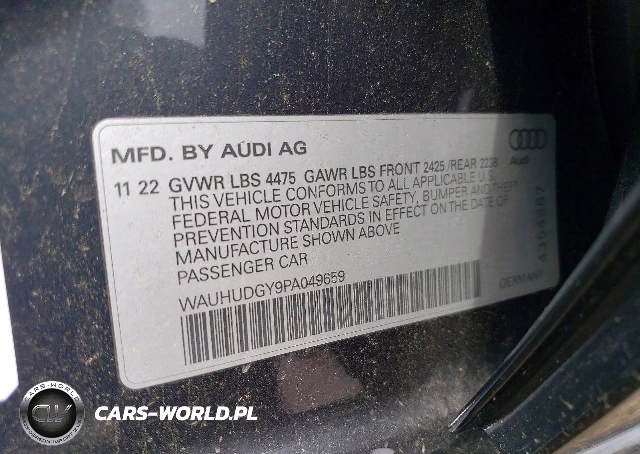 2023 Audi A3 Premium Plus VIN:WAUHUDGY9PA049659 - 12