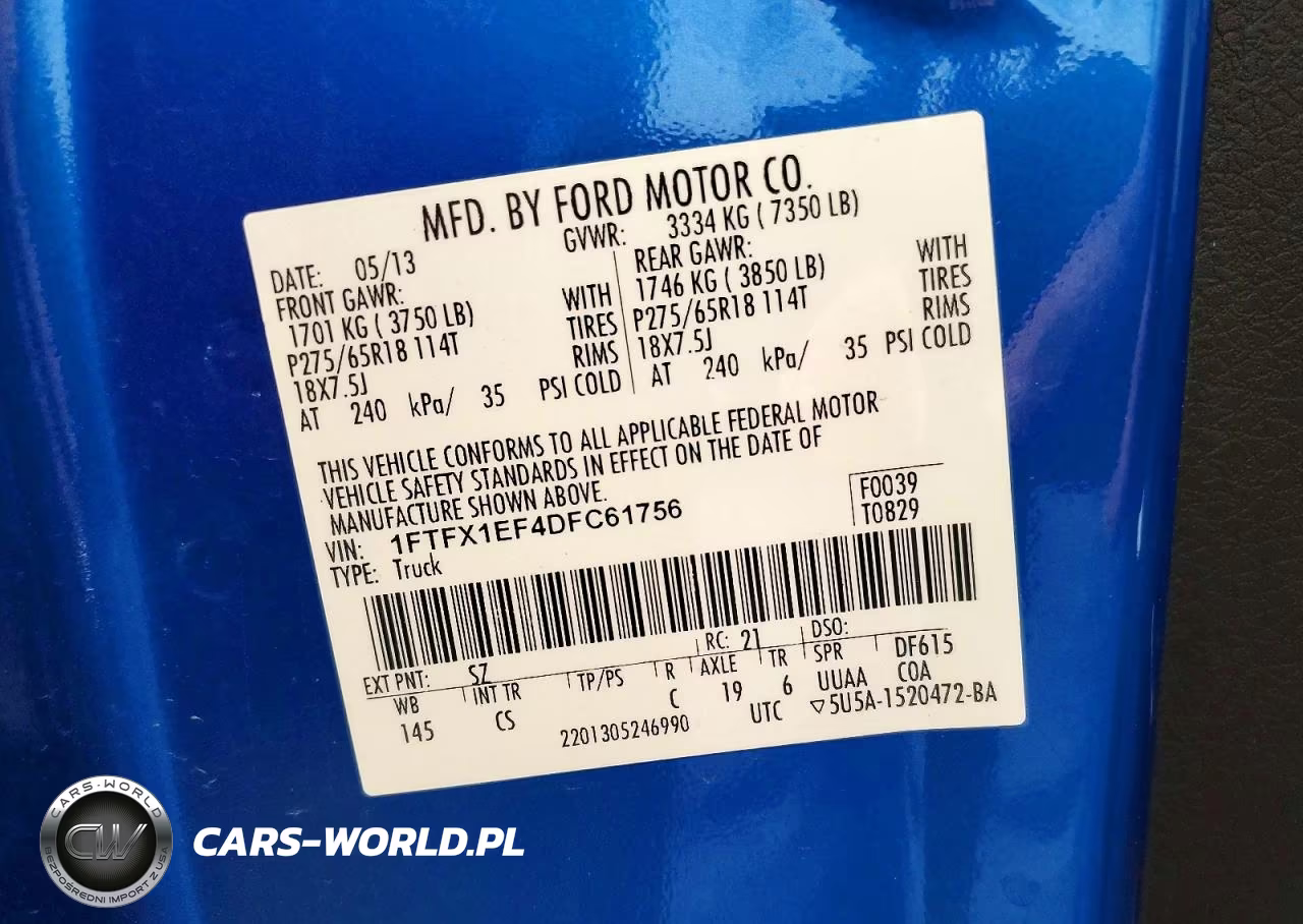 2013 Ford F150 Super Cab VIN:1FTFX1EF4DFC61756 - 12