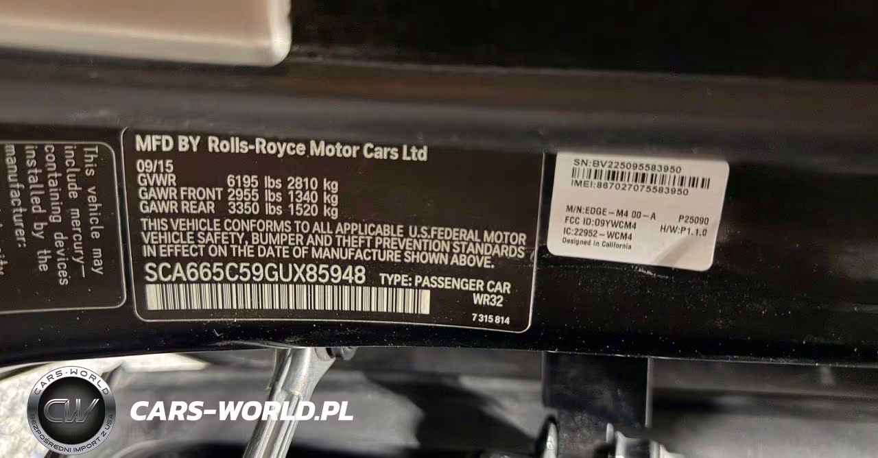 2016 Rolls-Royce Wraith VIN:SCA665C59GUX85948 - 10