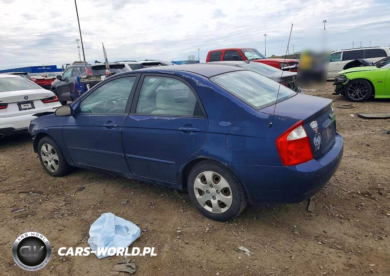 2005 Kia Spectra Lx VIN:KNAFE121355148304 - 2
