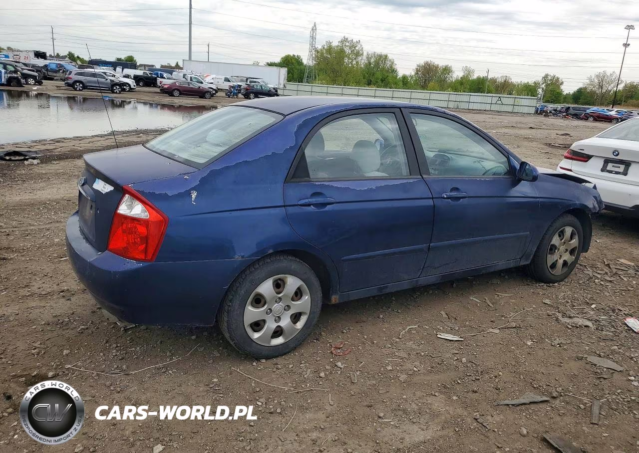 2005 Kia Spectra Lx VIN:KNAFE121355148304 - 3