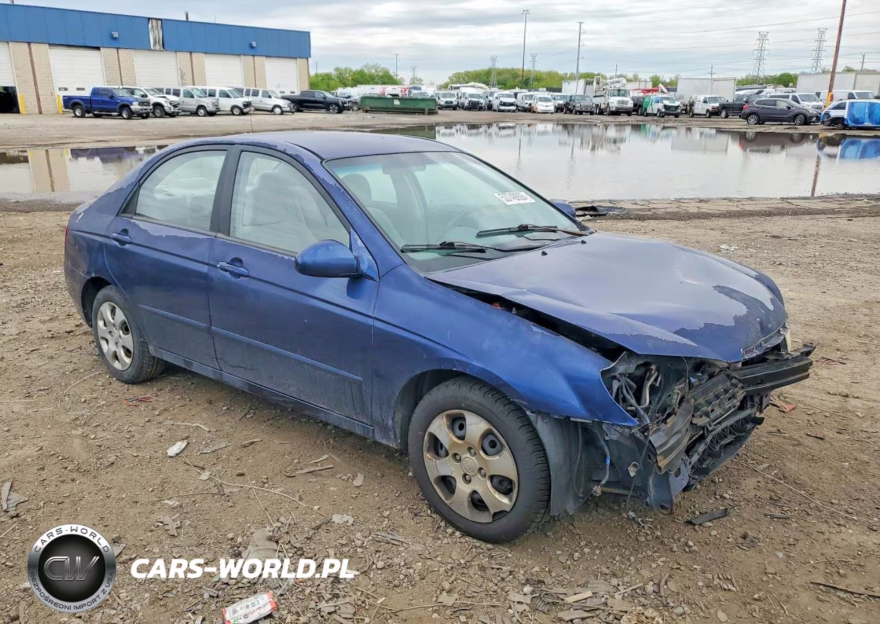 2005 Kia Spectra Lx VIN:KNAFE121355148304 - 4