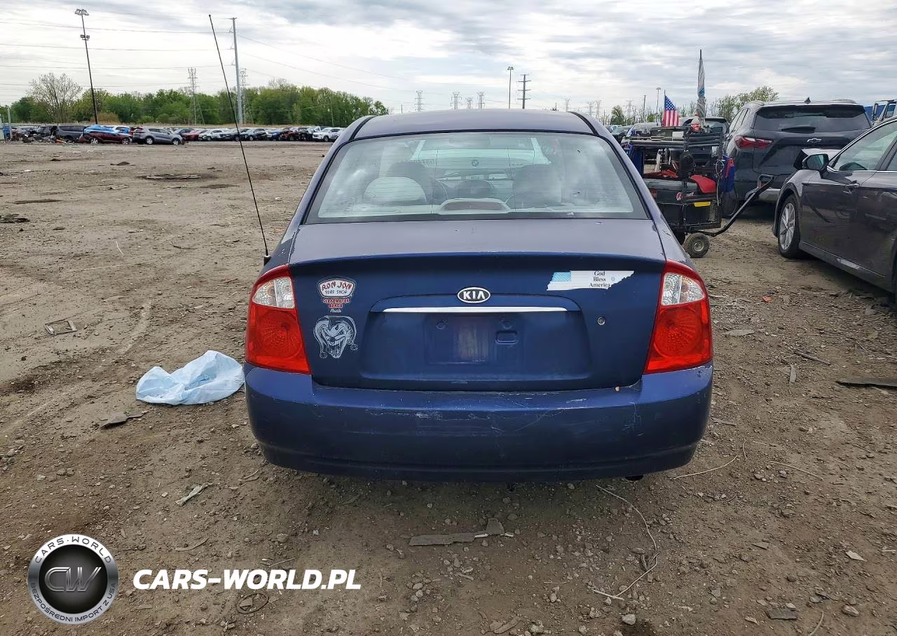 2005 Kia Spectra Lx VIN:KNAFE121355148304 - 6
