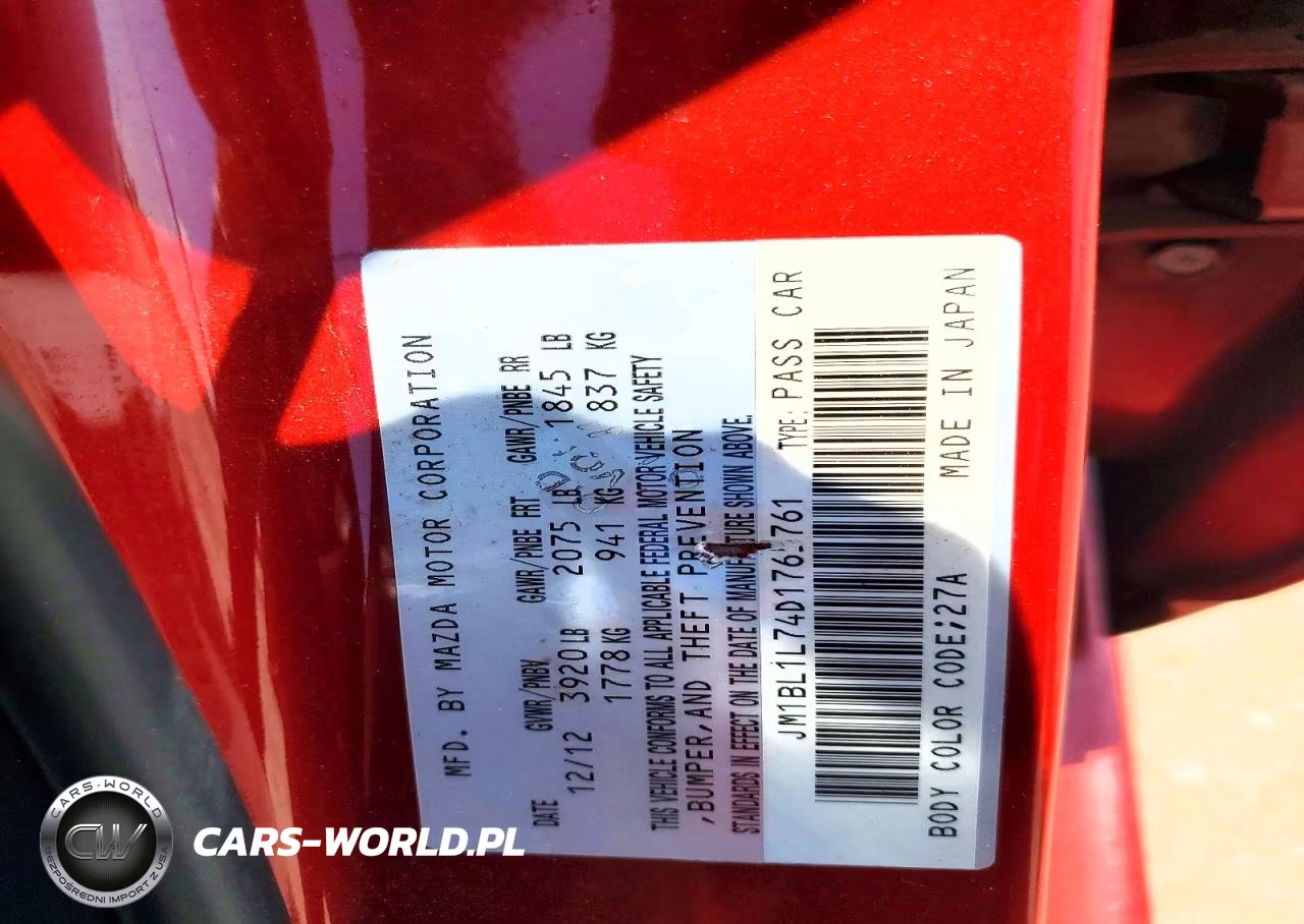 2013 Mazda 3 I VIN:JM1BL1L74D1765761 - 12
