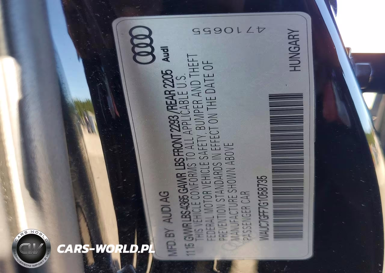 2016 Audi A3 Premium Plus VIN:WAUC7GFF7G1058735 - 12