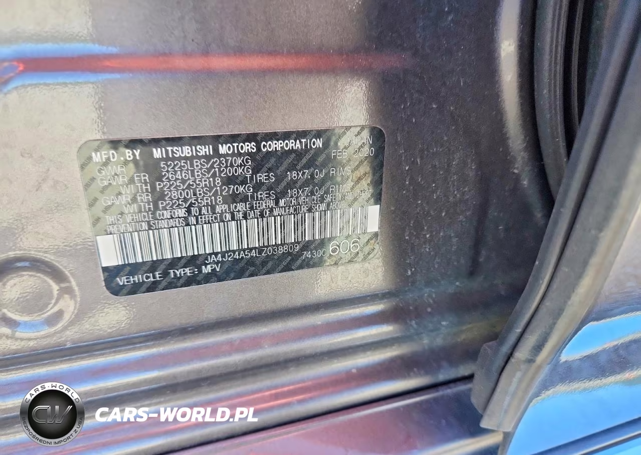 2020 Mitsubishi Outlander Sel VIN:JA4J24A54LZ038809 - 13