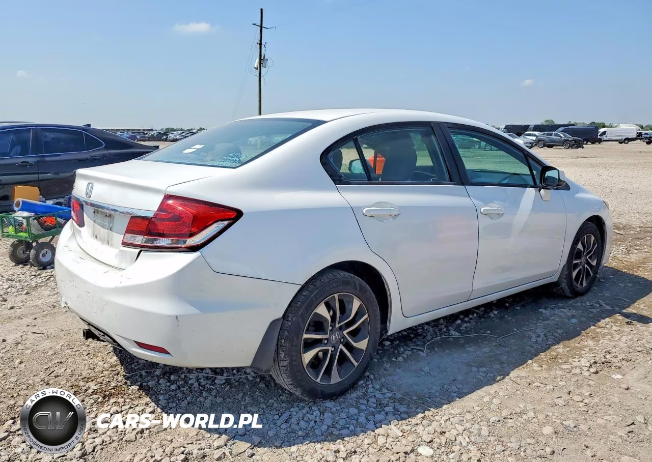 2013 Honda Civic Exl VIN:19XFB2F9XDE034031 - 3