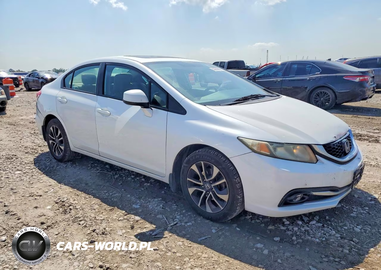 2013 Honda Civic Exl VIN:19XFB2F9XDE034031 - 4