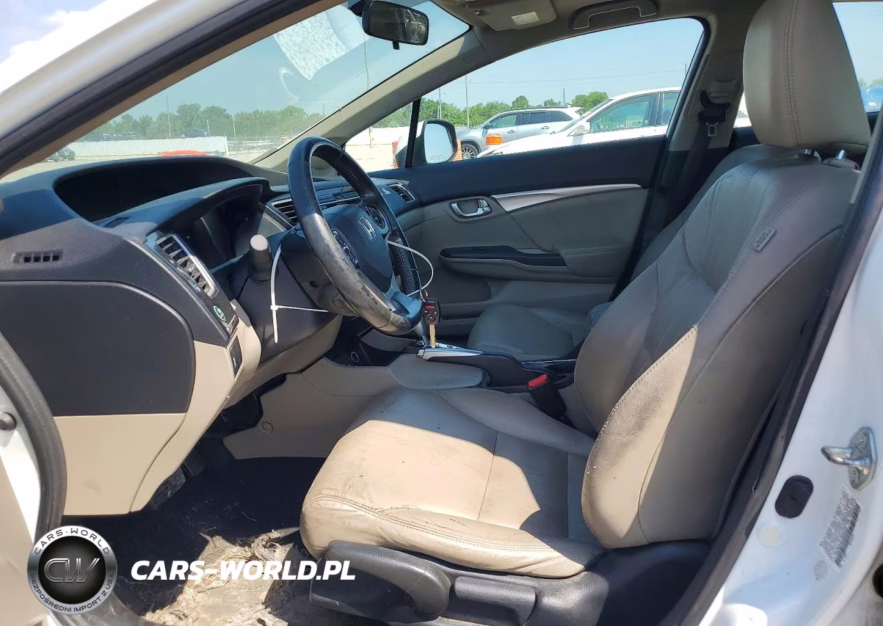 2013 Honda Civic Exl VIN:19XFB2F9XDE034031 - 7