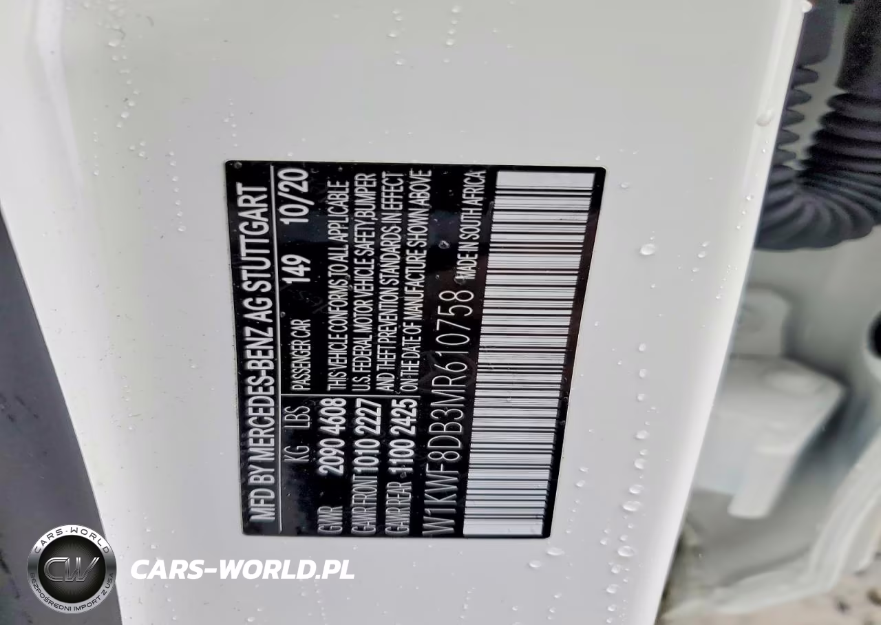 2021 Mercedes-Benz C 300 VIN:W1KWF8DB3MR610758 - 12
