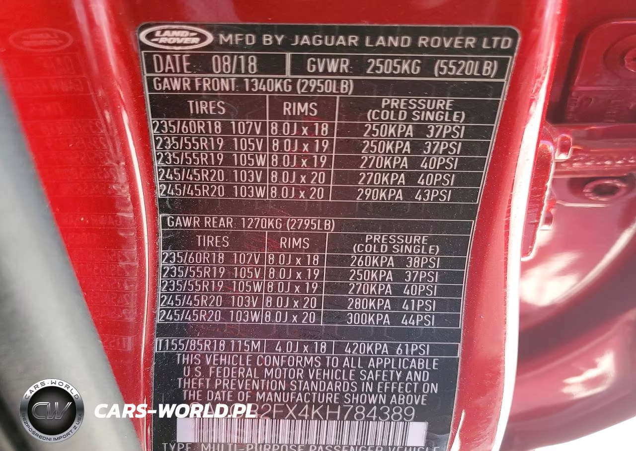 2019 Land Rover Discovery Sport Hse VIN:SALCR2FX4KH784389 - 13