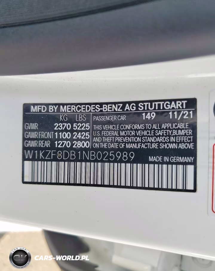 2022 Mercedes-Benz E 350 VIN:W1KZF8DB1NB025989 - 12