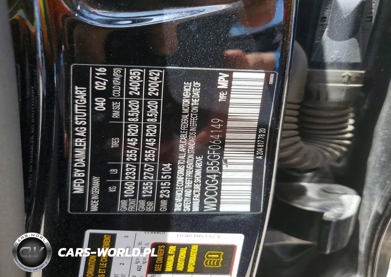 2016 Mercedes-Benz Glc 300 VIN:WDC0G4JB5GF064149 - 13