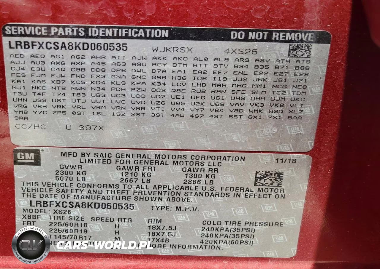 2019 Buick Envision Essence VIN:LRBFXCSA8KD060535 - 13
