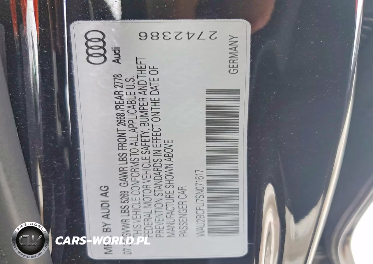 2025 Audi A5 VIN:WAU2BCFU7SN071617 - 12