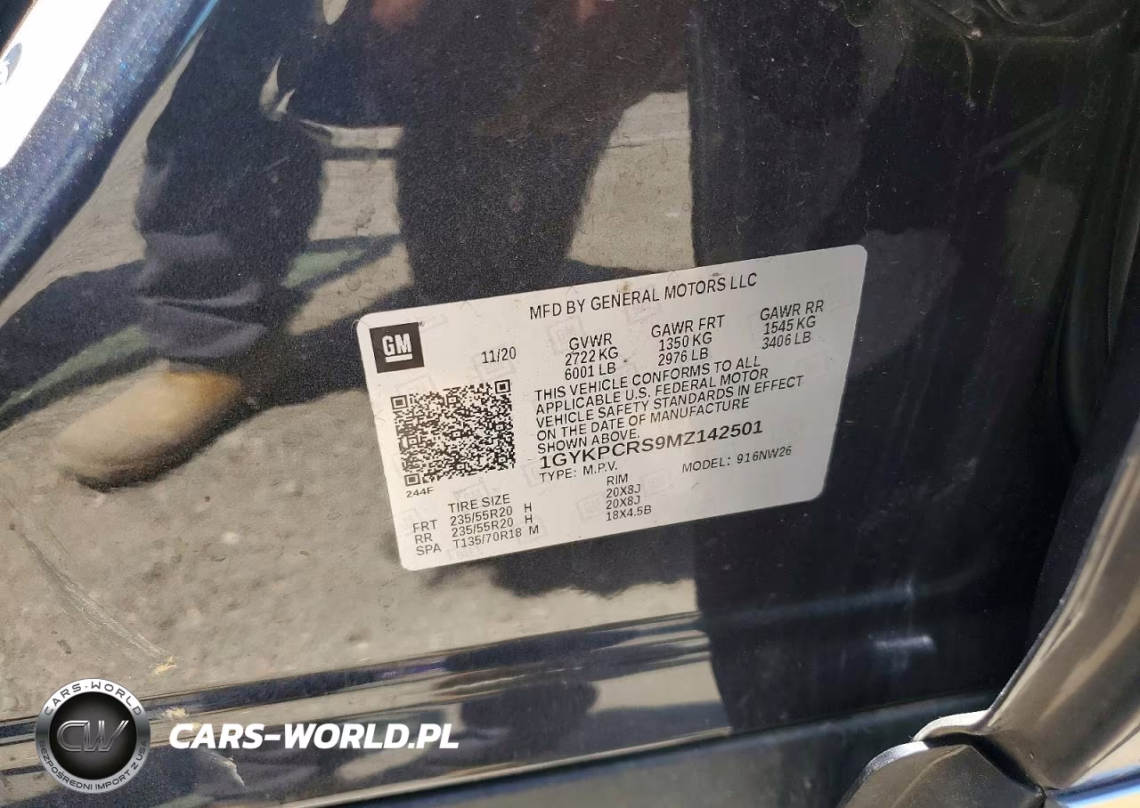 2021 Cadillac Xt6 Premium Luxury VIN:1GYKPCRS9MZ142501 - 12