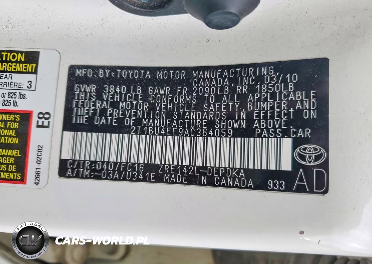 2010 Toyota Corolla Le VIN:2T1BU4EE9AC364059 - 12