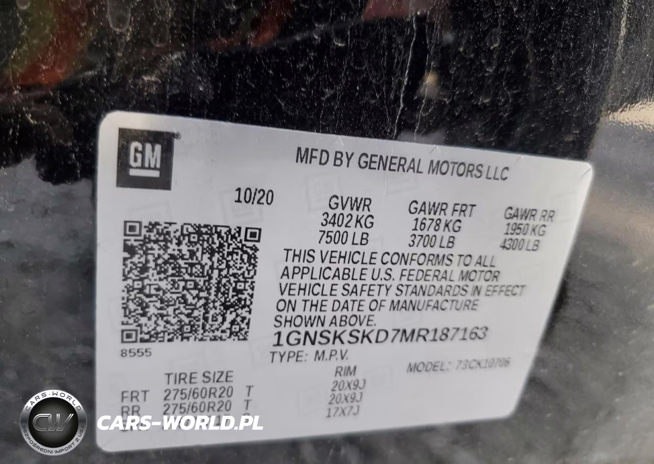 2021 Chevrolet Tahoe K1500 Premier VIN:1GNSKSKD7MR187163 - 13