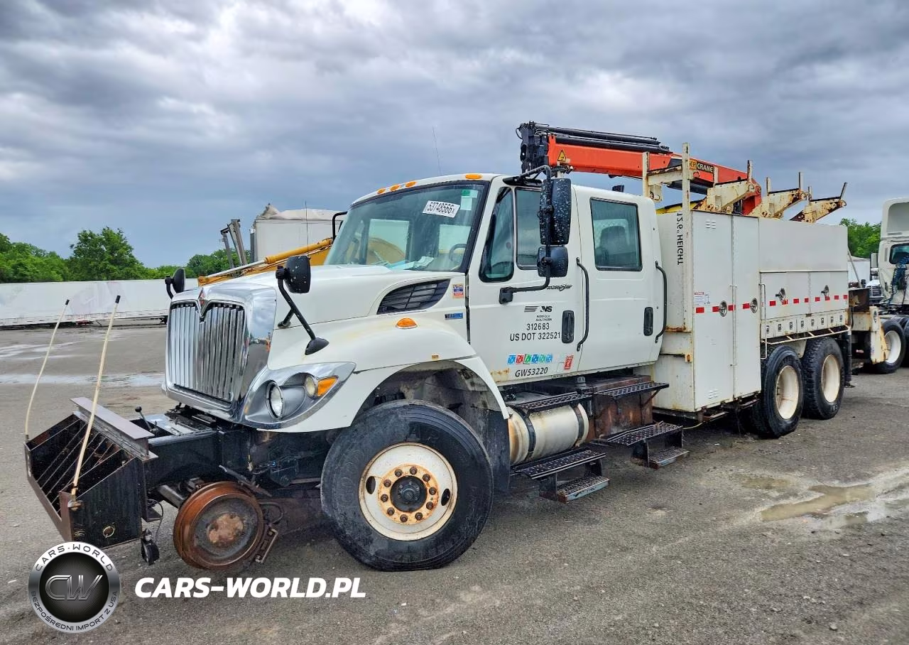 2013 International 7400 Crane Truck VIN:1HTWGAAR6DJ296623 - 2