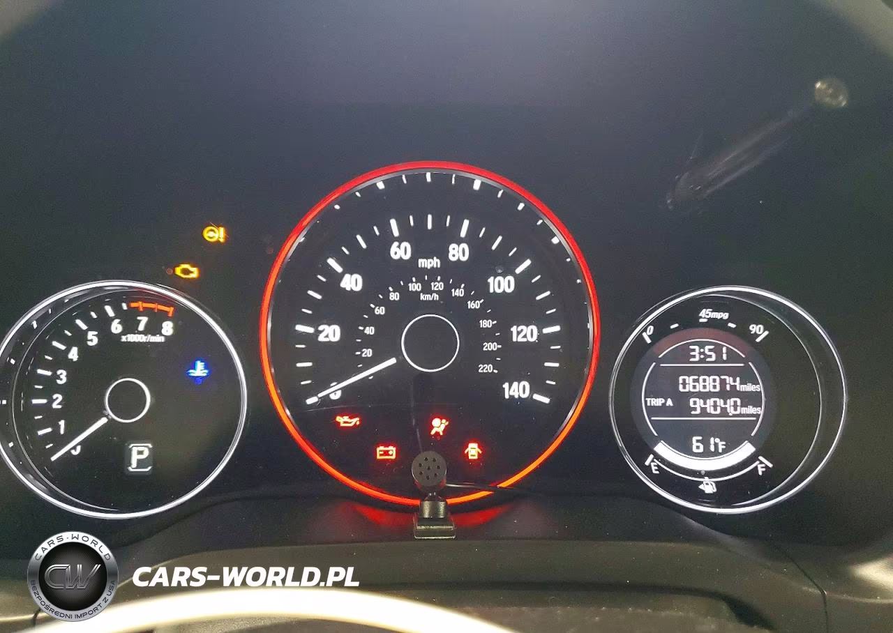 2019 Honda Hr-V Lx VIN:3CZRU6H36KG711384 - 9