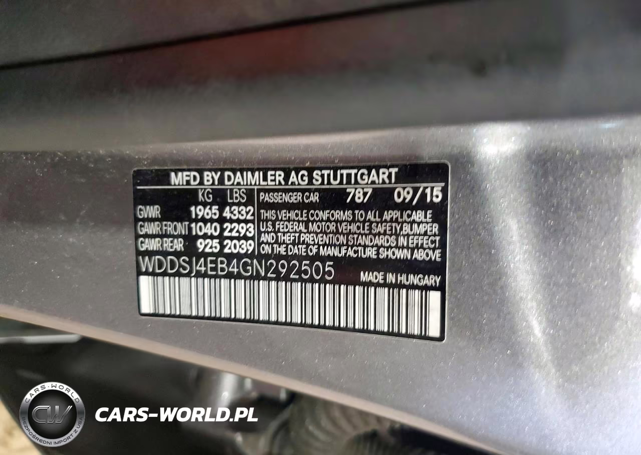2016 Mercedes-Benz Cla 250 VIN:WDDSJ4EB4GN292505 - 12