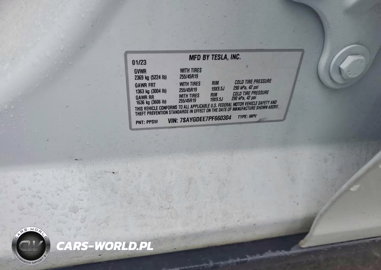 2023 Tesla Model Y VIN:7SAYGDEE7PF660304 - 12