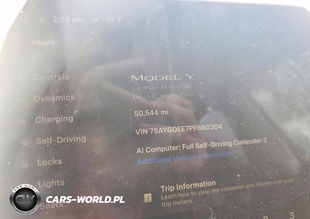 2023 Tesla Model Y VIN:7SAYGDEE7PF660304 - 9
