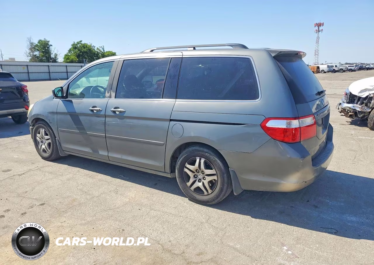 2007 Honda Odyssey Exl VIN:5FNRL38717B419522 - 2