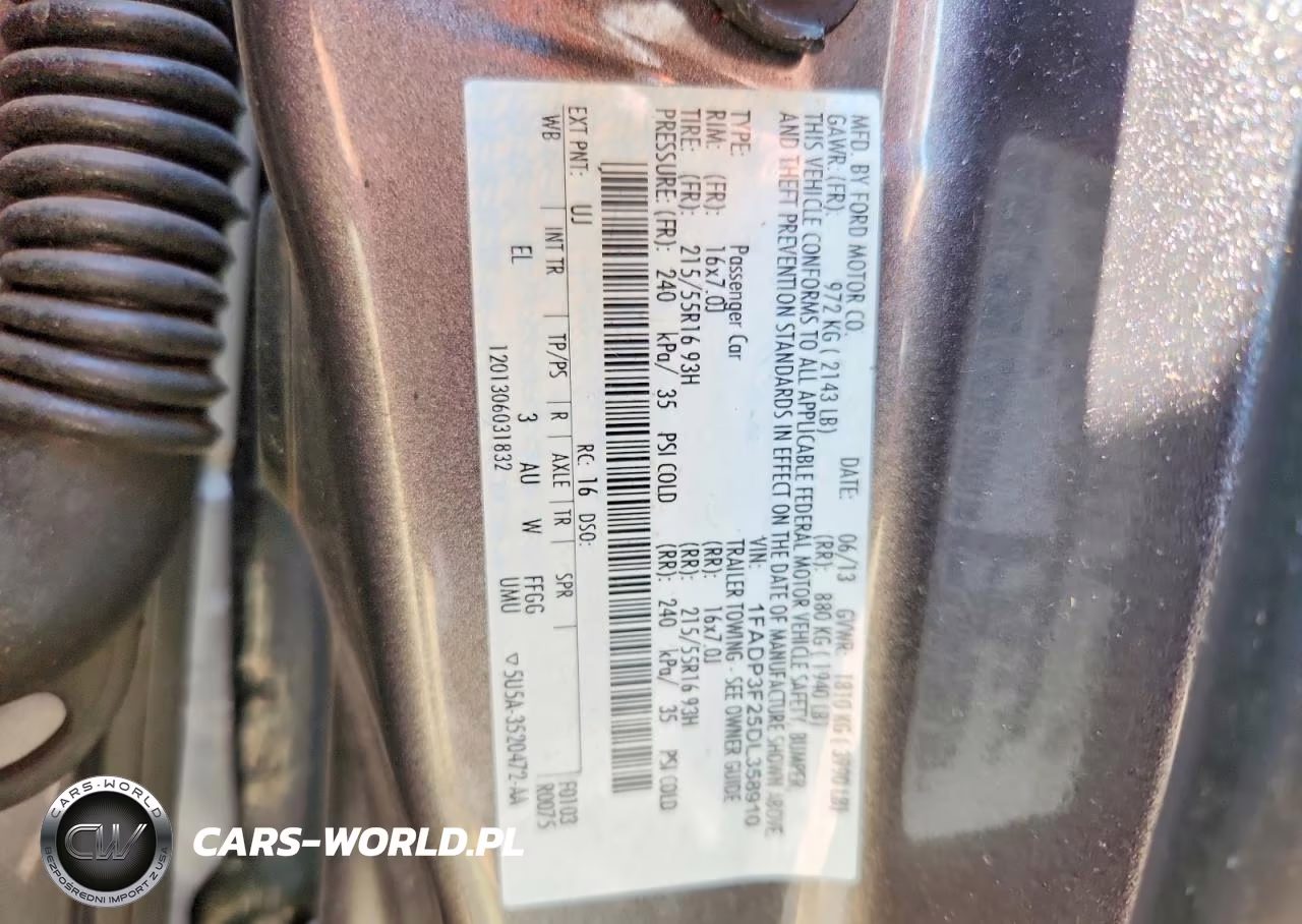 2013 Ford Focus Se VIN:1FADP3F25DL358910 - 13