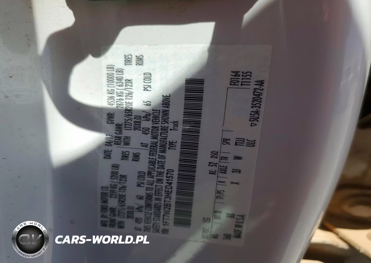 2017 Ford F250 Super Duty VIN:1FT7W2BT3HED41570 - 13