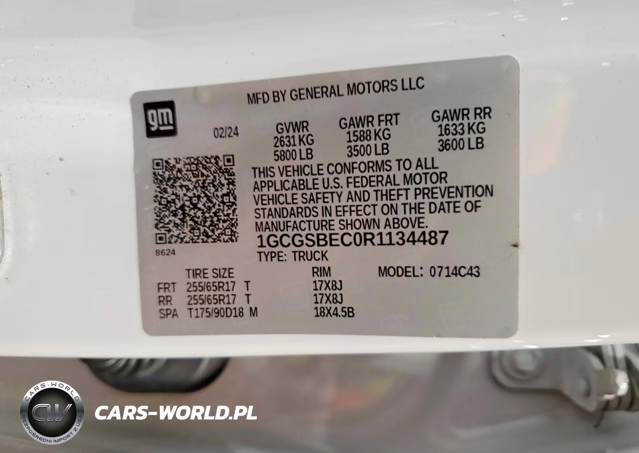 2024 Chevrolet Colorado VIN:1GCGSBEC0R1134487 - 12