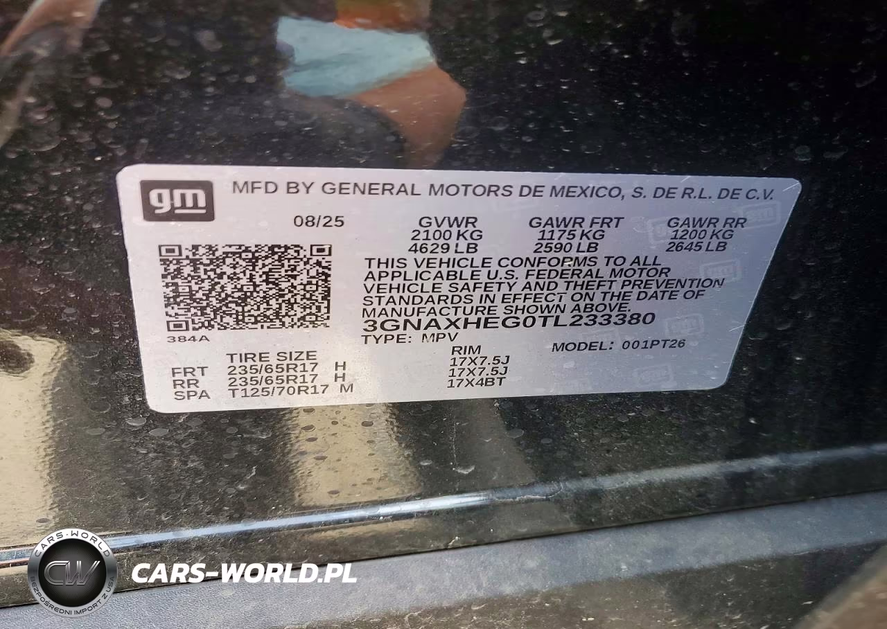 2026 Chevrolet Equinox Lt VIN:3GNAXHEG0TL233380 - 12
