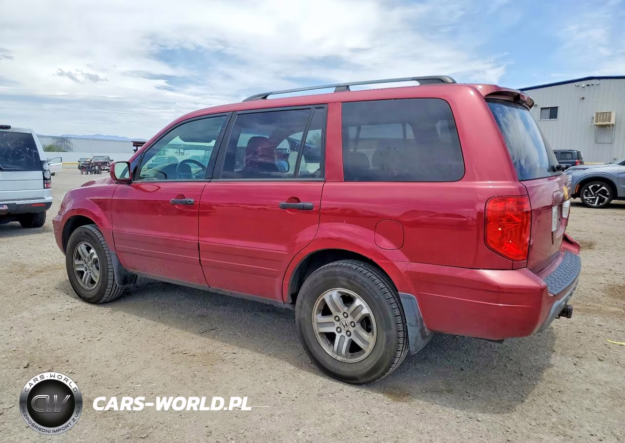 2005 Honda Pilot Exl VIN:2HKYF18595H560374 - 2
