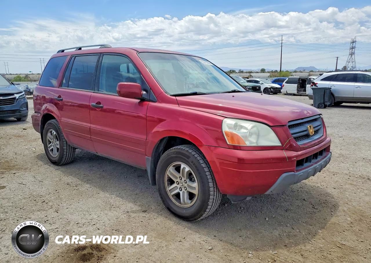 2005 Honda Pilot Exl VIN:2HKYF18595H560374 - 4
