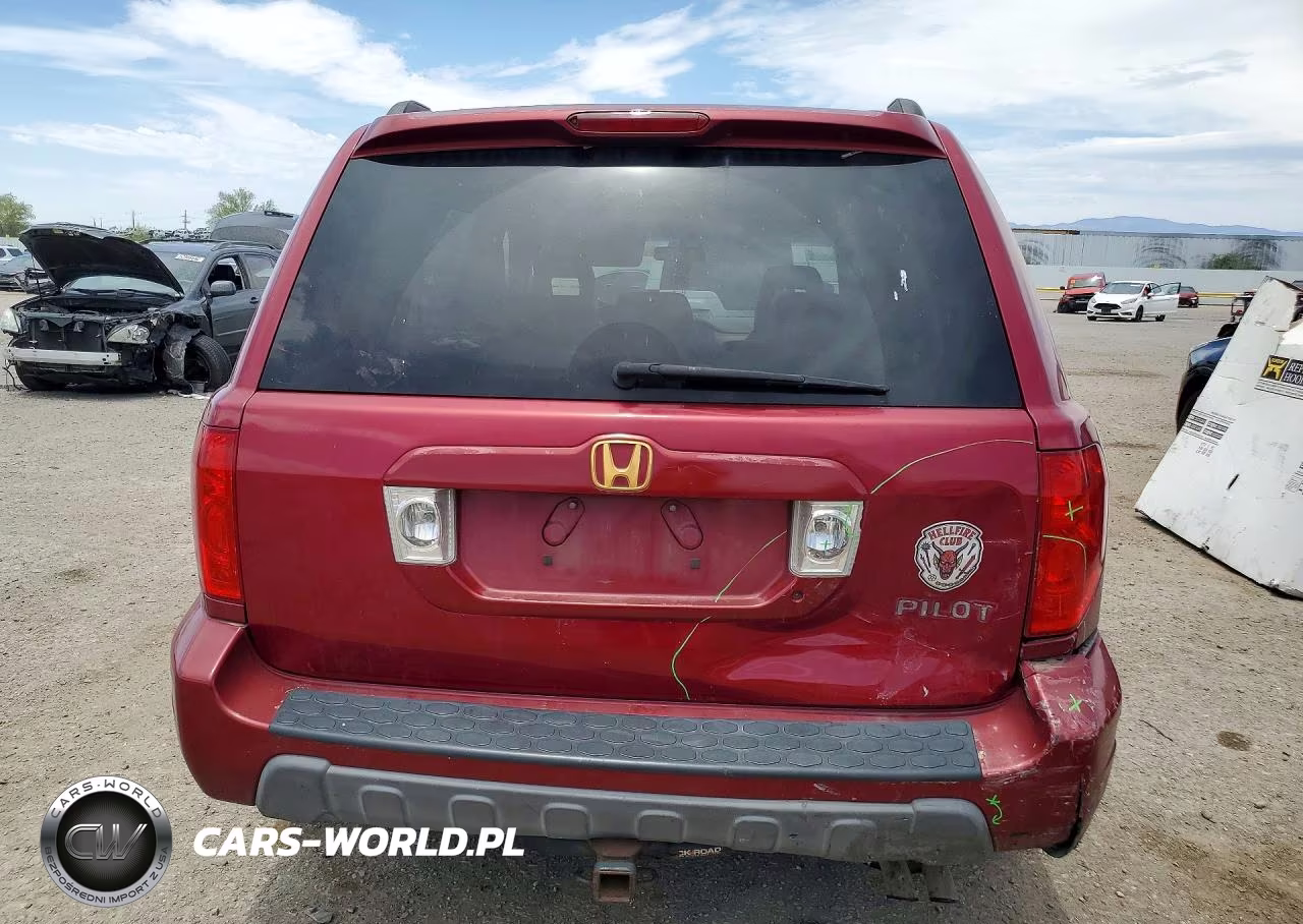 2005 Honda Pilot Exl VIN:2HKYF18595H560374 - 6