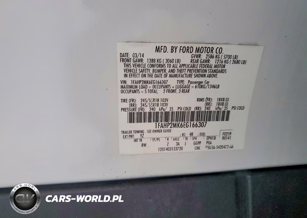 2014 Ford Taurus Police Interceptor VIN:1FAHP2MK6EG166307 - 12